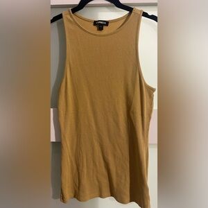 Fitted Ribbed High Neck Tank
Color: LARK
Size: S
